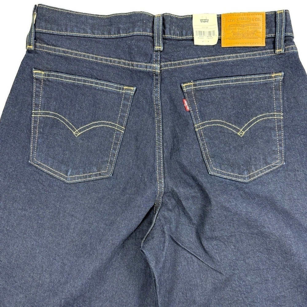 Levi's 728 Jeans Women's 32x32 Premium High-Rise Wide Leg Denim Stretch Blue NWT - Picture 4 of 15